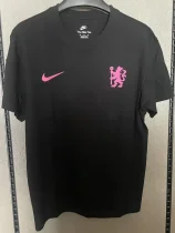 25-26 CHE Black High Quality Casual T-Shirt #圆领