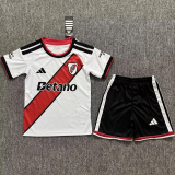 26-27 River Plate Home Kids Soccer Jersey