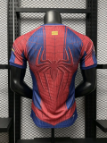 26-27 BAR Spider-Man Joint Editon Player Version Soccer Jersey