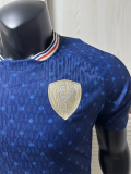 26-27 France Royal blue Casual Edition Player Version Training shirts