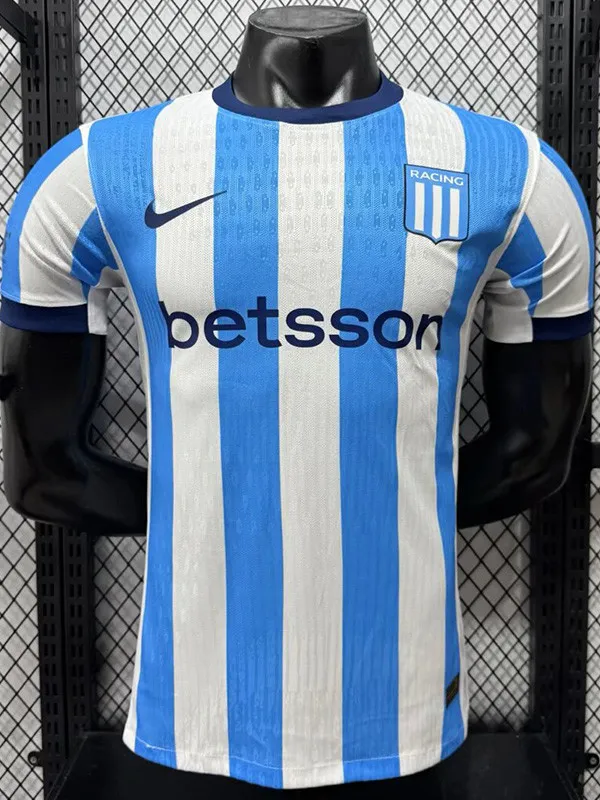 26-27 Racing Club Home Player Version Soccer Jersey