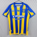 26-27 Rosario Central Home Fans Soccer Jersey