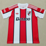 26-27 River Plate Red White Special Edition Fans Soccer Jersey