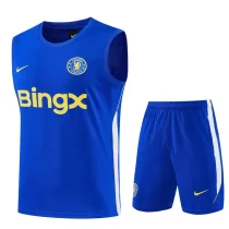 26-27 CHE Fancy blue Tank top and shorts suit