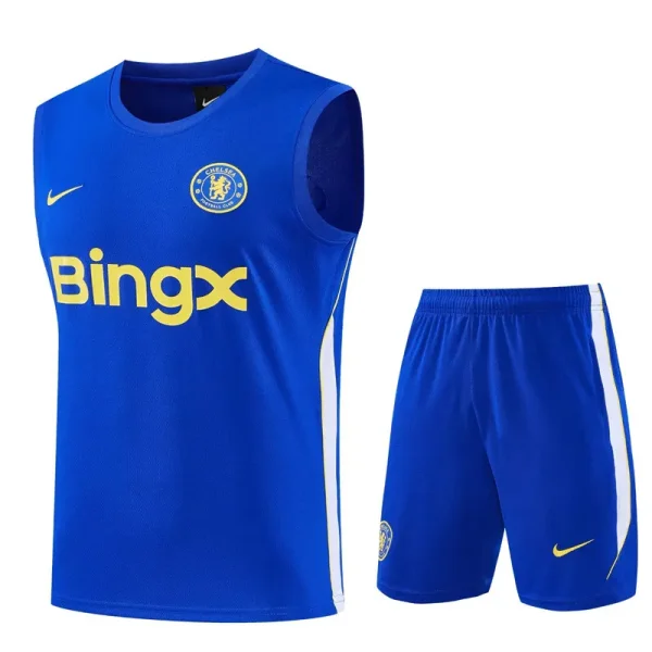 26-27 CHE Fancy blue Tank top and shorts suit