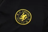 26-27 CHE Black Half Pull Tracksuit #B26066(半拉链)