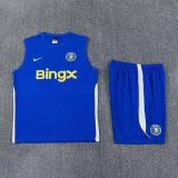 26-27 CHE Fancy blue Tank top and shorts suit