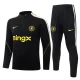26-27 CHE Black Half Pull Tracksuit #B26066(半拉链)