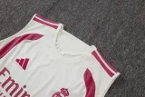 26-27 Real Madrid Khaki Tank top and shorts suit #D26069
