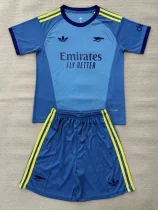 26-27 ARS Blue Goalkeeper Kids Soccer Jersey