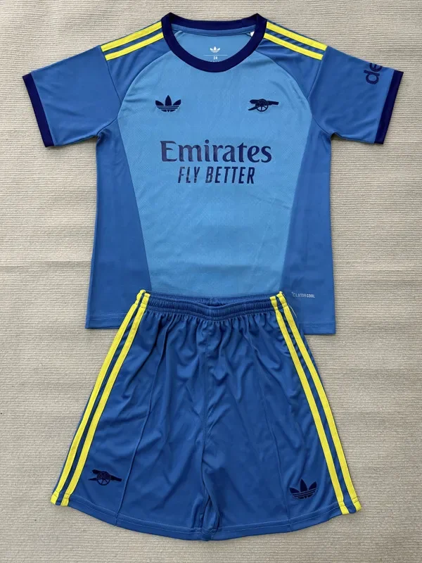 26-27 ARS Blue Goalkeeper Kids Soccer Jersey