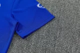 26-27 CHE Fancy blue Short shirts and Long trousers Suit (圆领)
