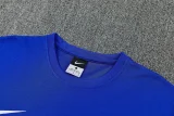 26-27 CHE Fancy blue Short shirts and Long trousers Suit (圆领)