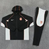 26-27 CHE Black Windbreaker Suit (Hoodie)(风衣套装)