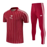 26-27 ARS Red Short shirts and Long trousers Suit (圆领)