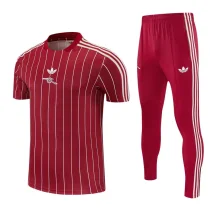 26-27 ARS Red Short shirts and Long trousers Suit (圆领)