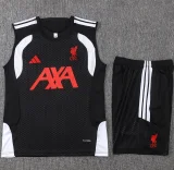 26-27 LIV Black Tank top and shorts suit #D26063