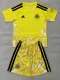 26-27 Newcastle Yellow Goalkeeper Kids Soccer Jersey