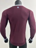 26-27 Aston Villa Home Long Sleeve Player Version Soccer Jersey (长袖球员)
