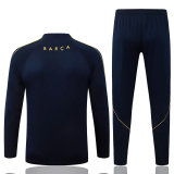 26-27 BAR Royal blue Half Pull Tracksuit #B26086(半拉链)