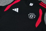 26-27 Man Utd Black Tank top and shorts suit
