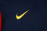 26-27 BAR Royal blue Half Pull Tracksuit #B26086(半拉链)
