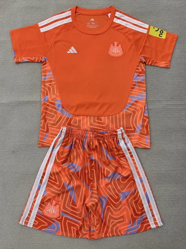 26-27 Newcastle Orange Goalkeeper Kids Soccer Jersey