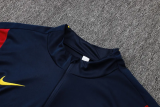 26-27 BAR Royal blue Half Pull Tracksuit #B26086(半拉链)