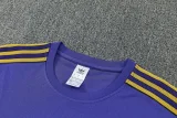 26-27 Man Utd Purple Short shirts and Long trousers Suit (圆领)