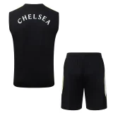 26-27 CHE Black Tank top and shorts suit #D26070