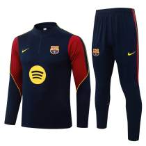 26-27 BAR Royal blue Half Pull Tracksuit #B26086(半拉链)