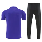 26-27 Man Utd Purple Short shirts and Long trousers Suit (圆领)