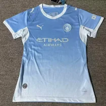 26-27 Man City Home Women Soccer Jersey (女)
