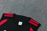 26-27 Man Utd Black Tank top and shorts suit