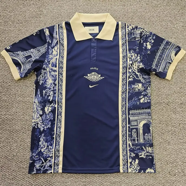 26-27 PSG Royal Blue Casual Edition Polo Short Sleeve