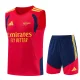26-27 ARS Red Tank top and shorts suit
