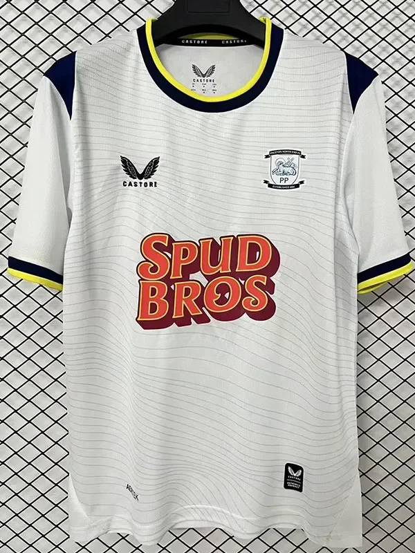 26-27 Preston North End Home Fans Soccer Jersey