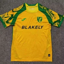 26-27 Norwich City Home Fans Soccer Jersey