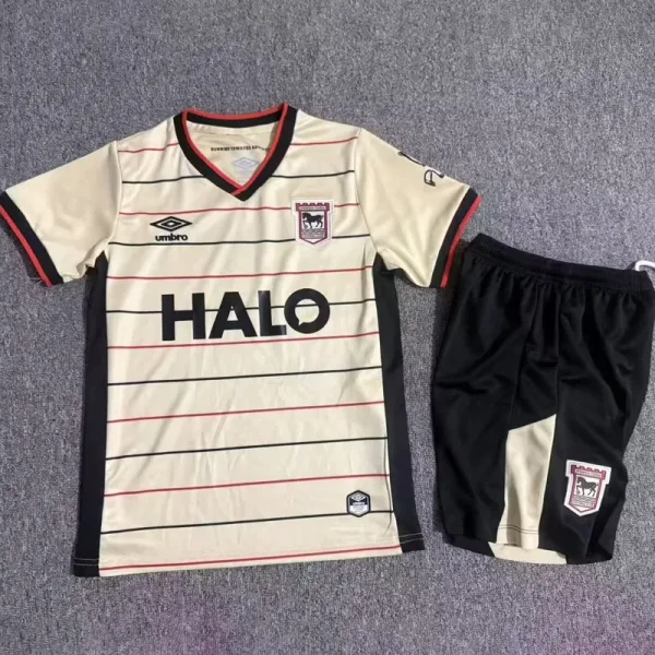 26-27 Ipswich Away Kids Soccer Jersey