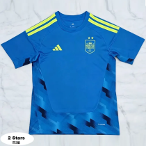 26-27 Spain Blue Goalkeeper Fans Soccer Jersey (2星)