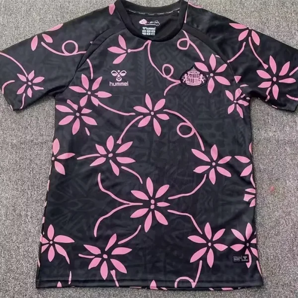 26-27 Sunderland Black Pink Training Shirts