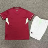 26-27 Burnley Home Kids Soccer Jersey