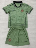 26-27 Wolves Green Goalkeeper Kids Soccer Jersey