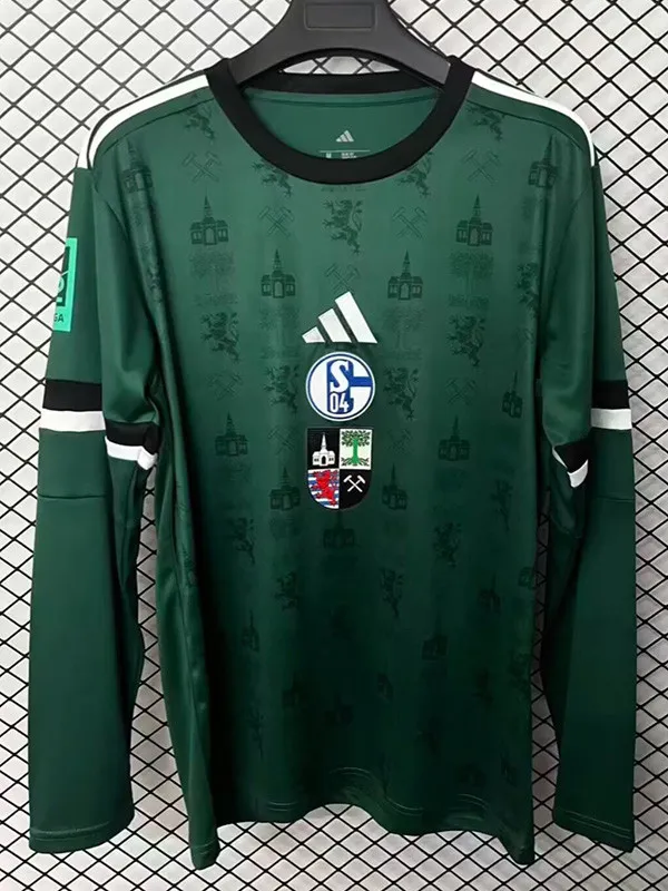 25-26 Schalke 04 Anniversary Long Sleeve Soccer Jersey (长袖)