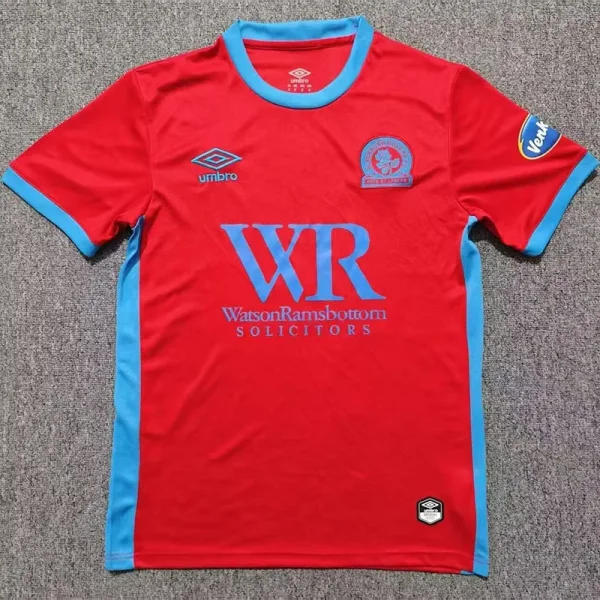 26-27 Blackburn Away Fans Soccer Jersey