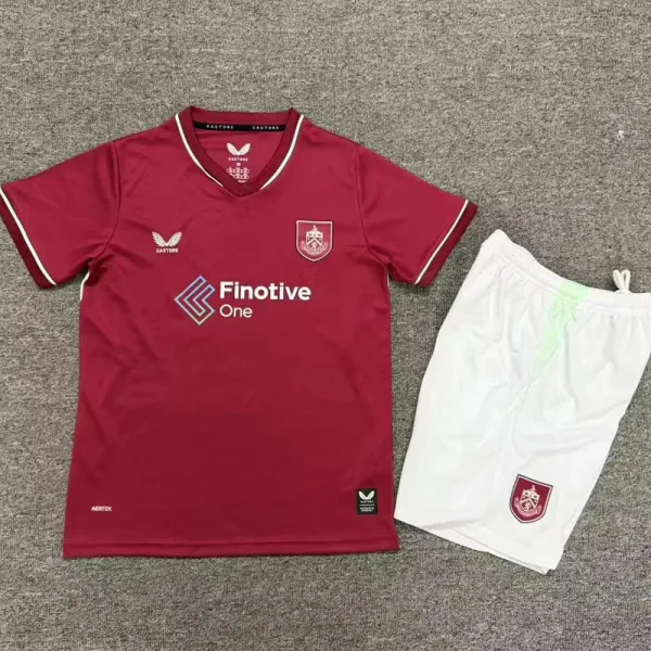 26-27 Burnley Home Kids Soccer Jersey