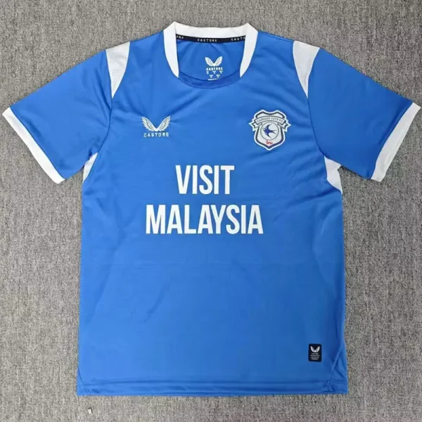 26-27 Cardiff City Home Fans Soccer Jersey