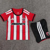 26-27 Sheffield United Home Kids Soccer Jersey