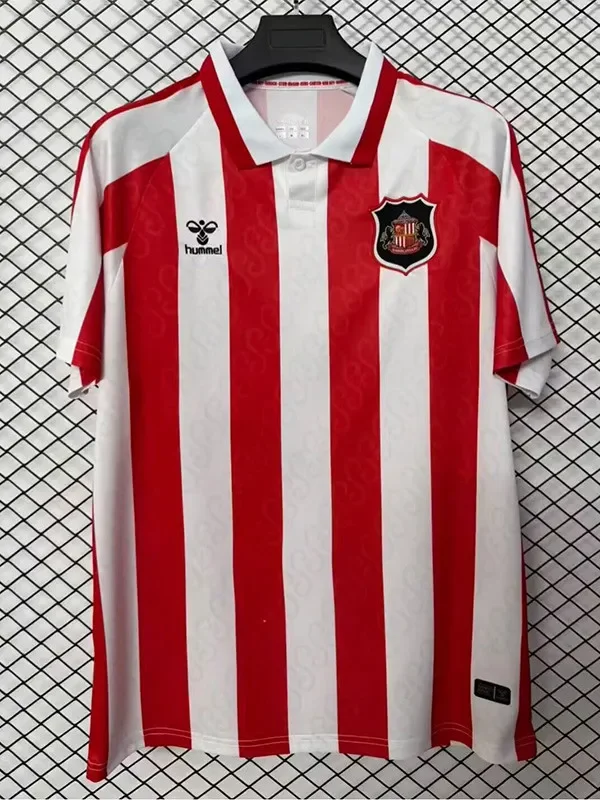 26-27 Sunderland Home Fans Soccer Jersey