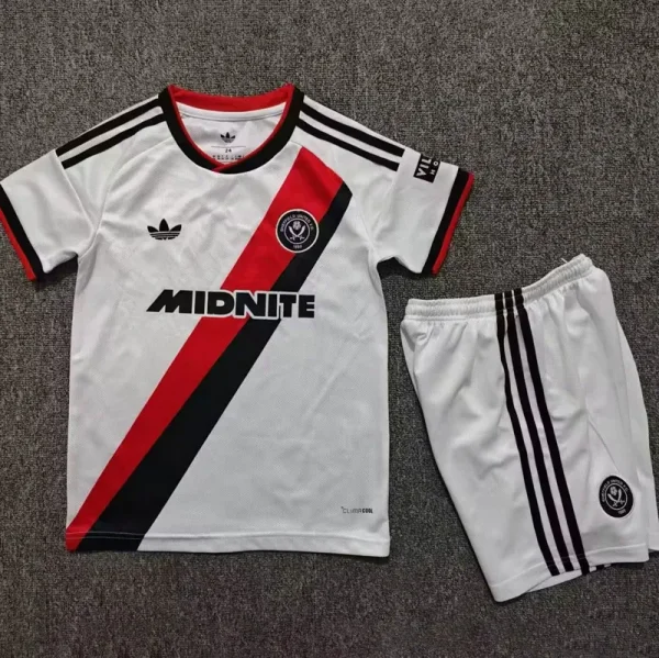 26-27 Sheffield United Away Kids Soccer Jersey